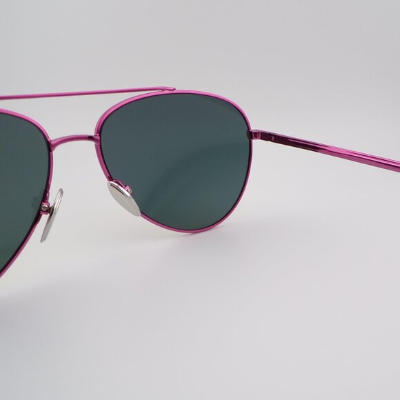 Isabel Marant Colorful Gradient Mirror Aviator Shades, Bright Metallic IM0011 - Picture 8 of 16